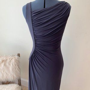 New Gorgeous Grey Crepe Calvin Klein Dress, sz 6